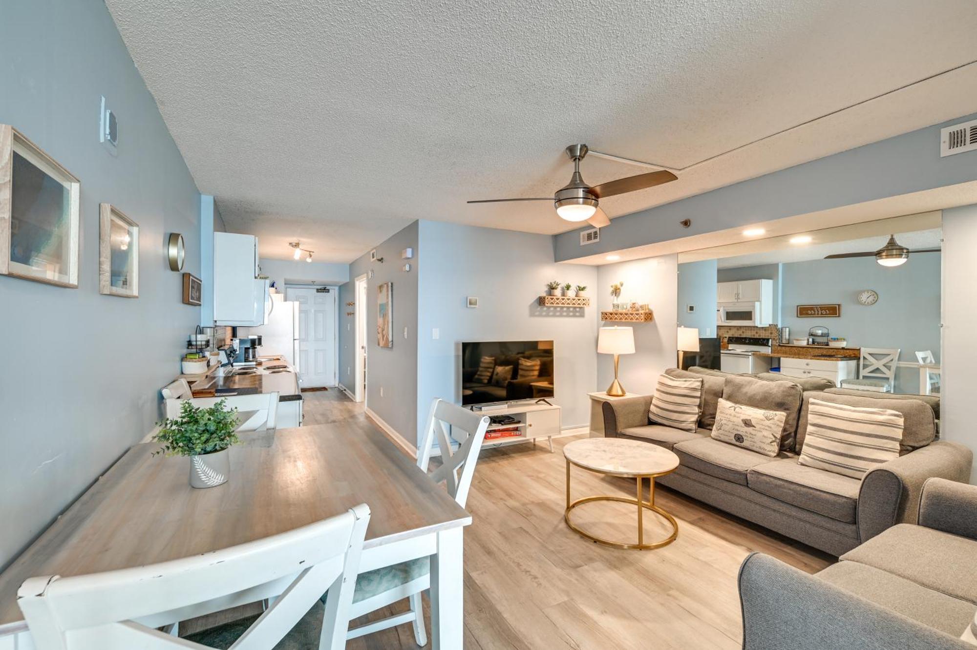Cozy Coastal Condo With Airy Oceanfront Balcony Myrtle Beach Exterior photo
